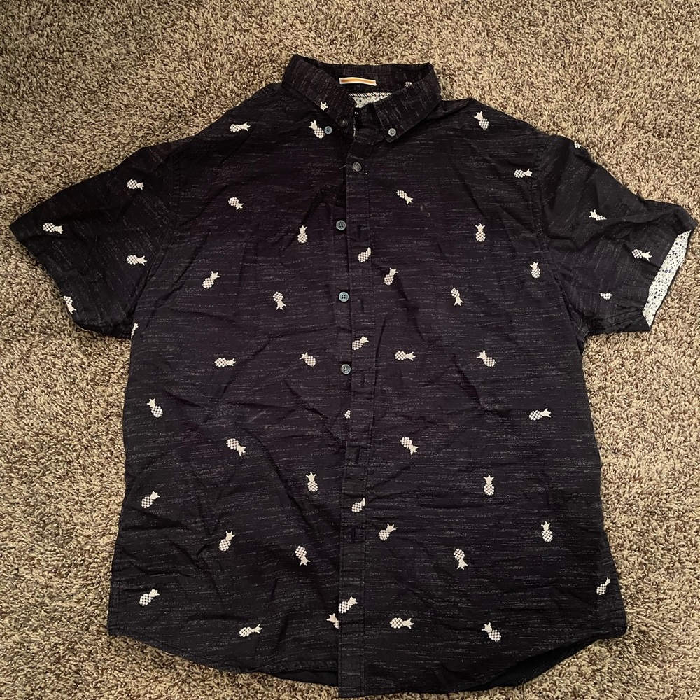 Pineapple casual dress shirt